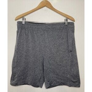 Reebok Men's Shorts Size M Gray Polyester Active Basketball Activewear